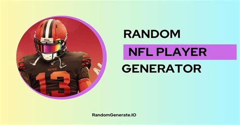 pick a random nfl player.
